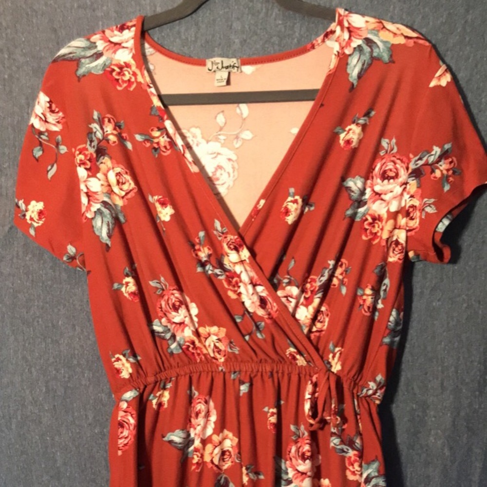 Rusty red/brown romper